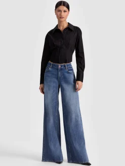 EDIE CORSET BUTTON DOWN