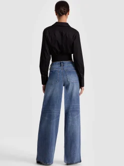 EDIE CORSET BUTTON DOWN