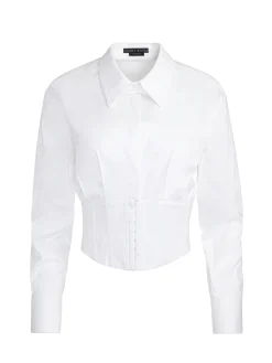 EDIE CORSET BUTTON DOWN