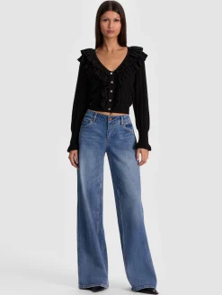 EILEEN RUFFLE CARDIGAN