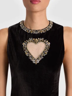 ELLA VELVET MINI DRESS