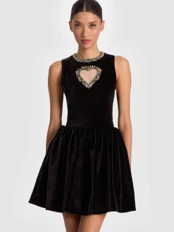 ELLA VELVET MINI DRESS