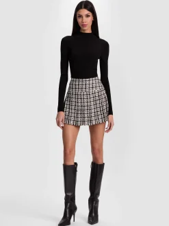 EMILIE TWEED MINI SKIRT