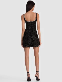 EVE EMBELLISHED MINI DRESS