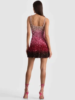 EVE EMBELLISHED MINI DRESS