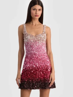 EVE EMBELLISHED MINI DRESS