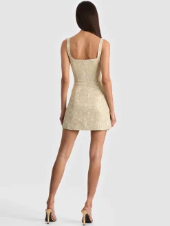 EVE EMBROIDERED MINI DRESS
