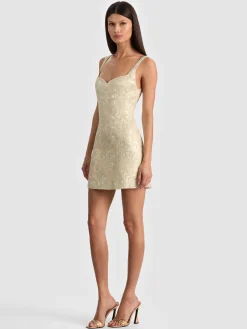 EVE EMBROIDERED MINI DRESS