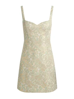 EVE EMBROIDERED MINI DRESS