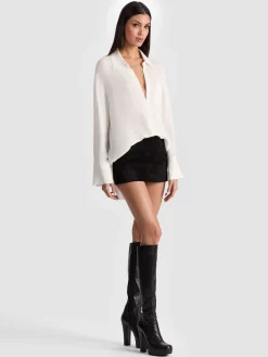 FINELY OVERSIZED BUTTON DOWN