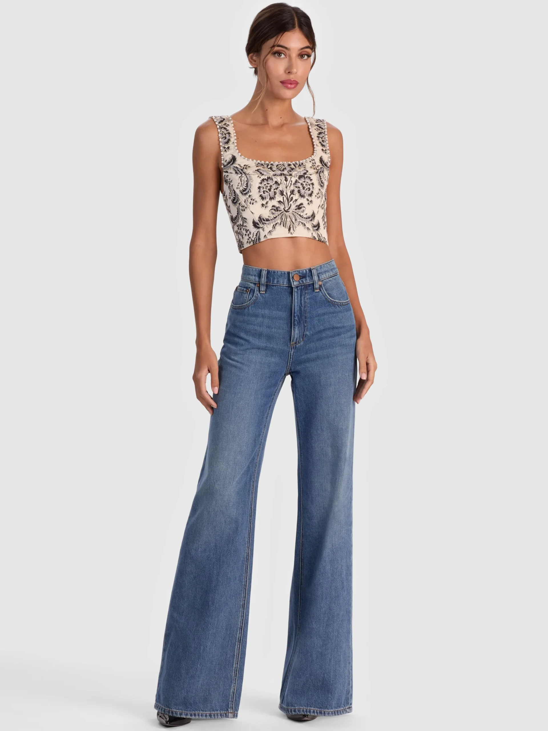 GUINEVERE EMBELLISHED BUSTIER