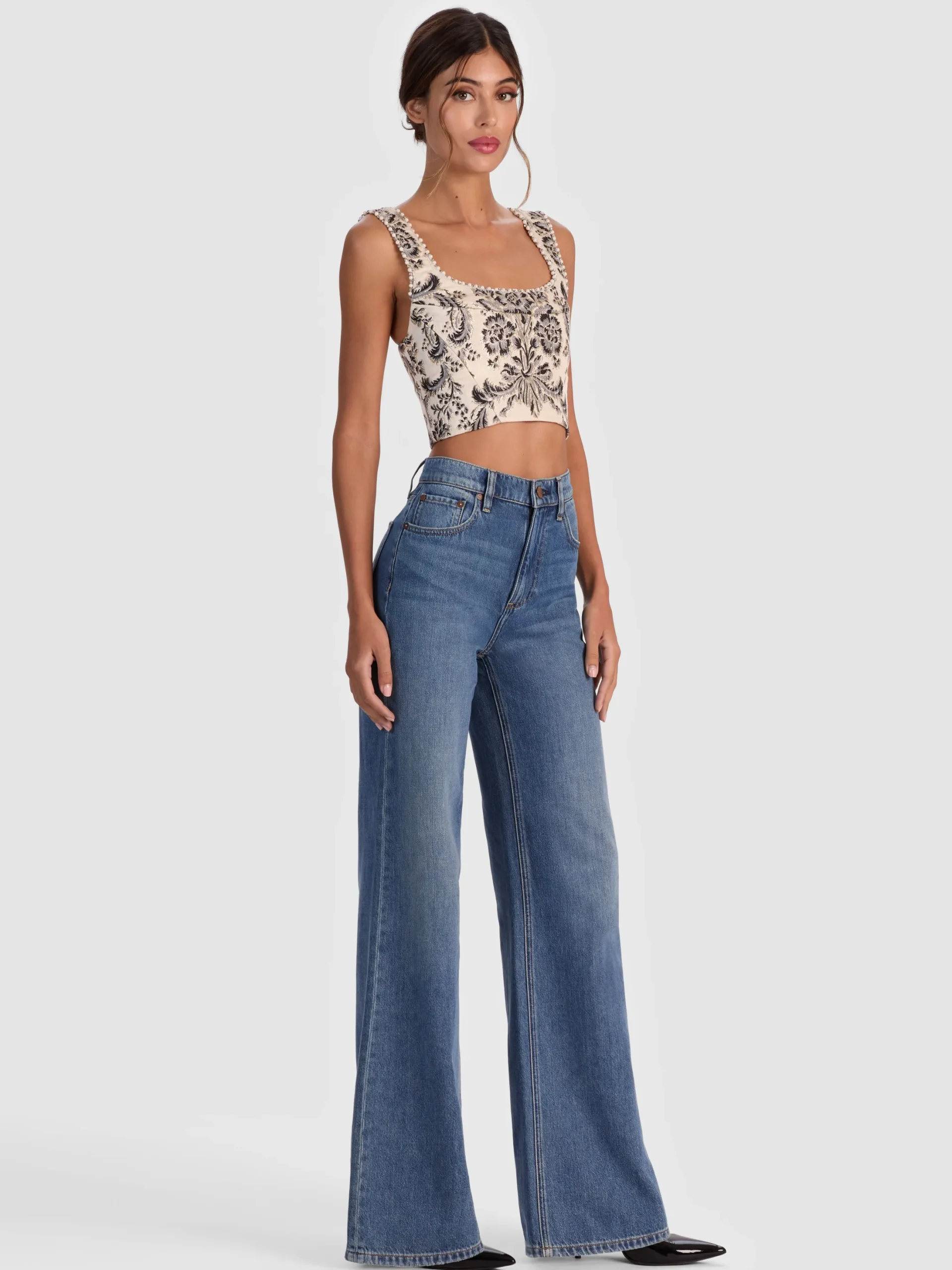 GUINEVERE EMBELLISHED BUSTIER