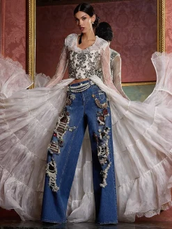 GUINEVERE EMBELLISHED BUSTIER