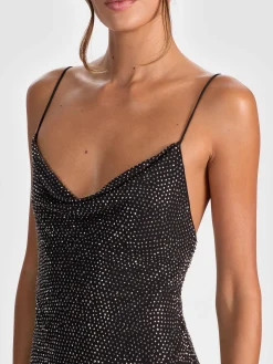 HARMONY EMBELLISHED SLIP DRESS