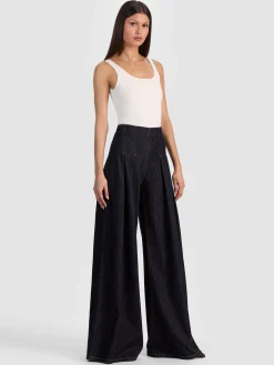 HENRY PLEATED DENIM PANT