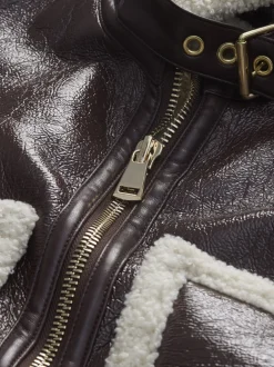 ISAIAH FAUX SHEARLING JACKET