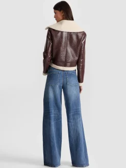 ISAIAH FAUX SHEARLING JACKET