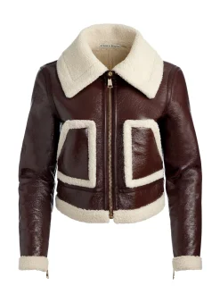 ISAIAH FAUX SHEARLING JACKET