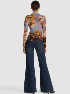 JADE MESH BUTTON DOWN