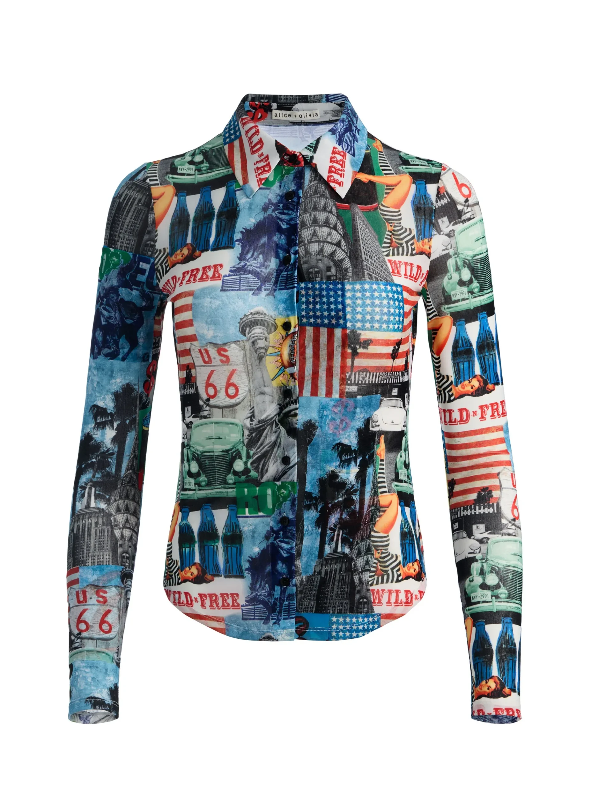 JADE MESH BUTTON DOWN