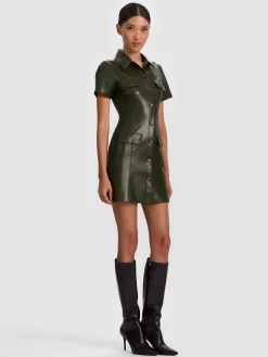 JAMIE VEGAN MINI DRESS