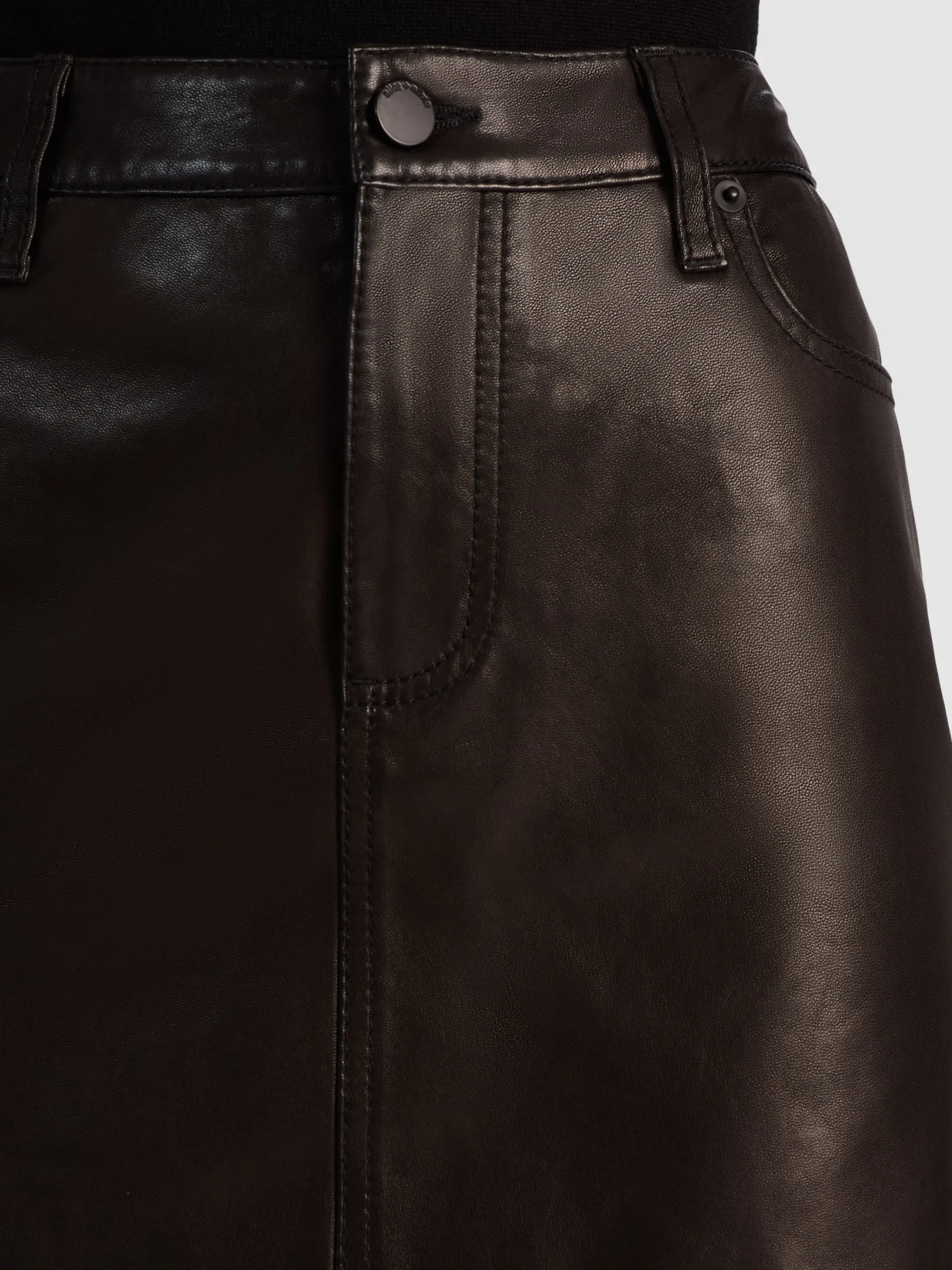 JOSS LEATHER MINI SKIRT