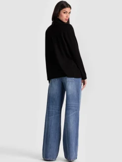 JULES CASHMERE DRAPED PULLOVER