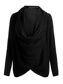 JULES CASHMERE DRAPED PULLOVER