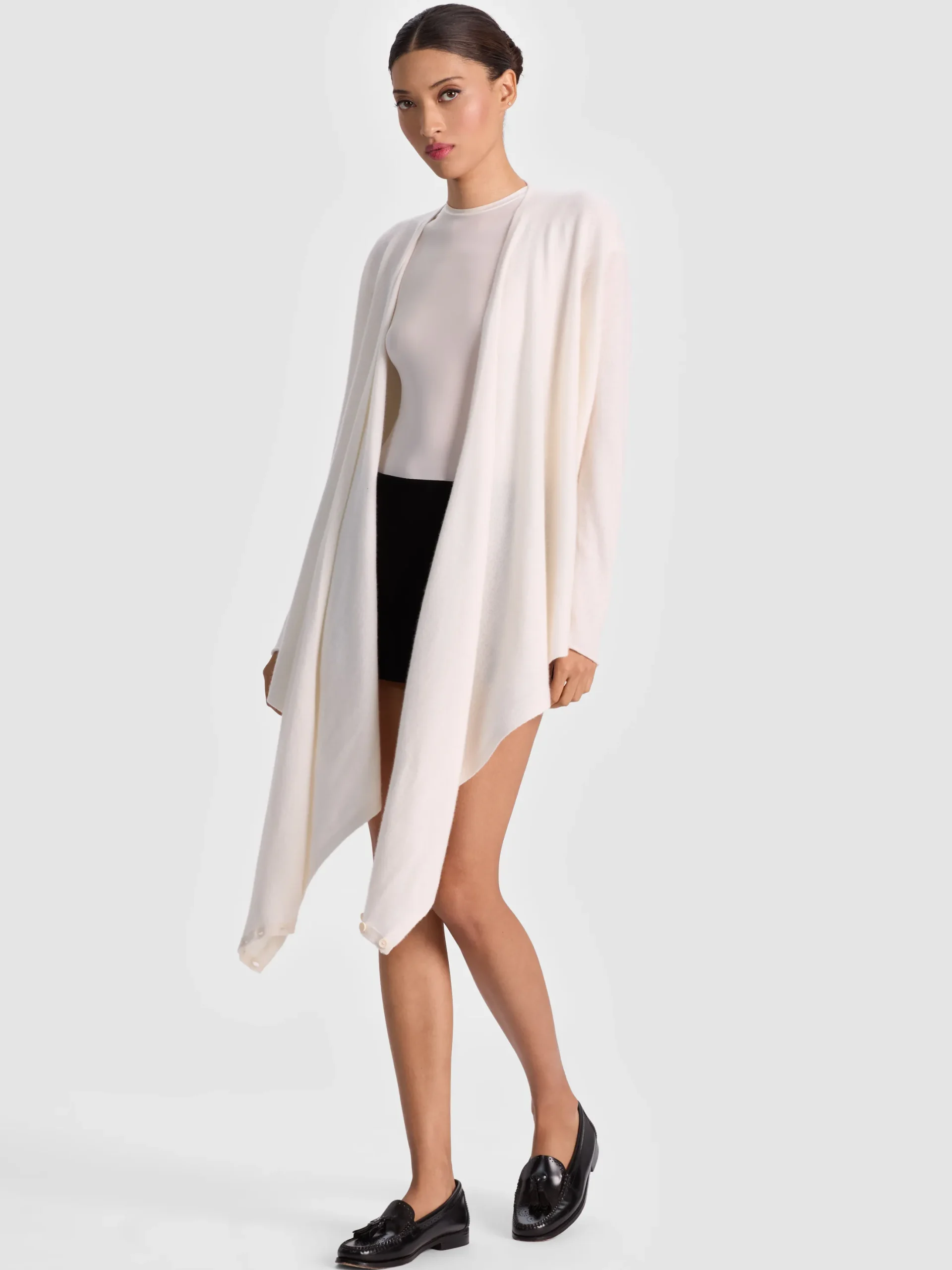 JULES CASHMERE DRAPED PULLOVER