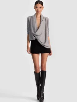 JULES CASHMERE DRAPED PULLOVER