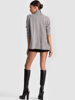 JULES CASHMERE DRAPED PULLOVER