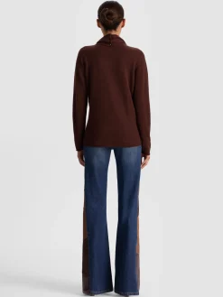 JULES CASHMERE DRAPED PULLOVER