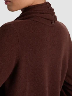 JULES CASHMERE DRAPED PULLOVER