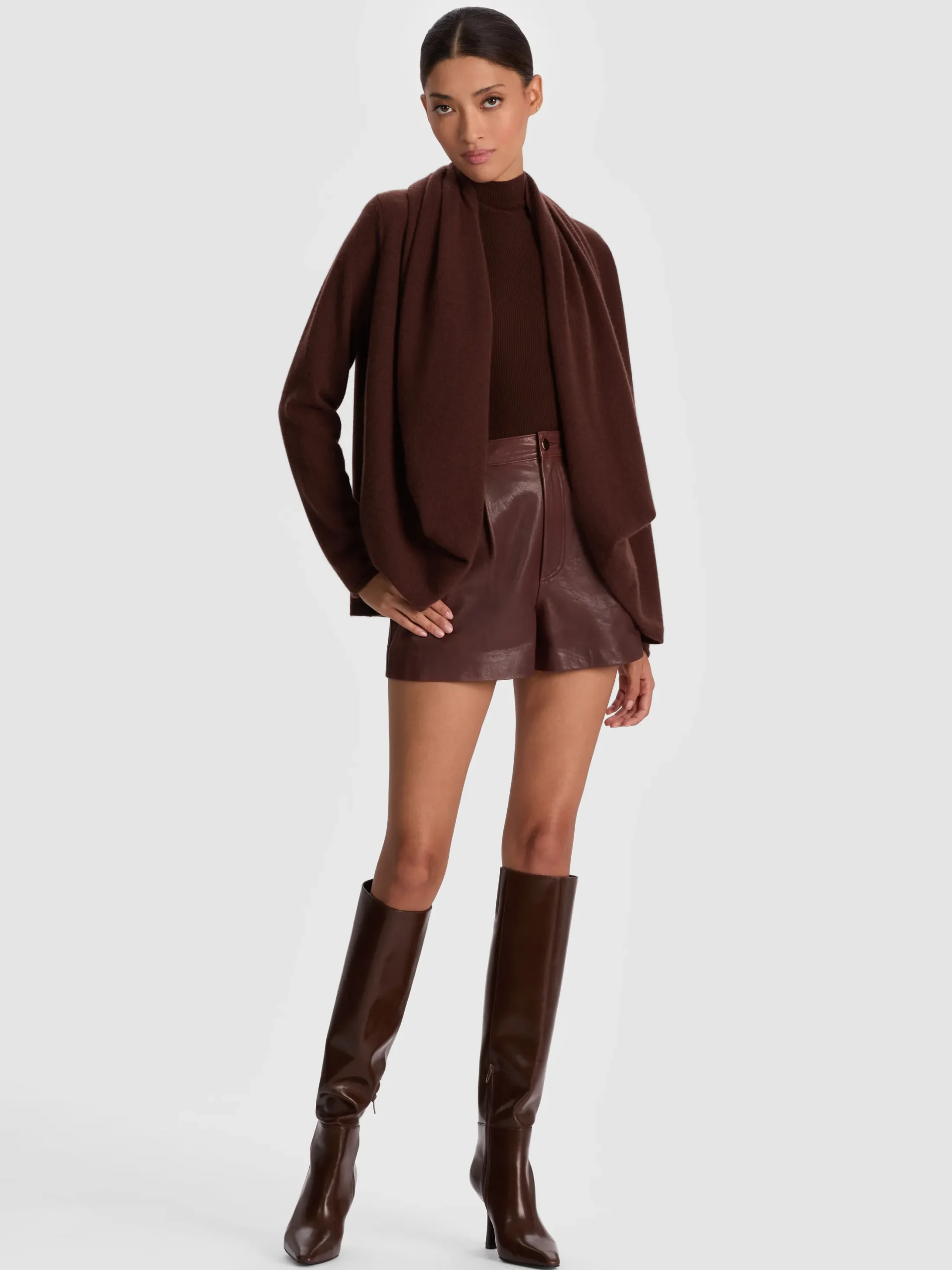 JULES CASHMERE DRAPED PULLOVER
