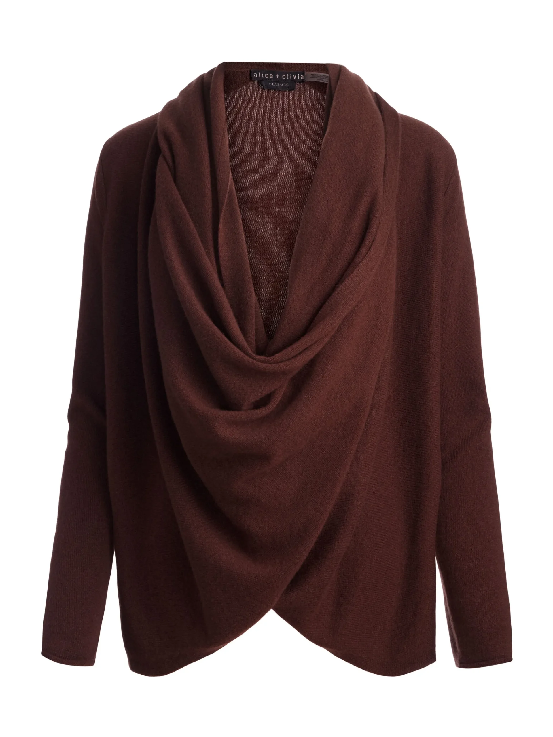 JULES CASHMERE DRAPED PULLOVER
