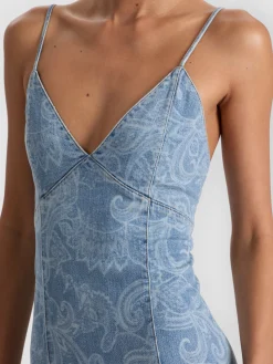 JULIETTA DENIM MIDI DRESS