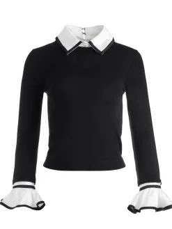 JUSTINA COLLARED SWEATER