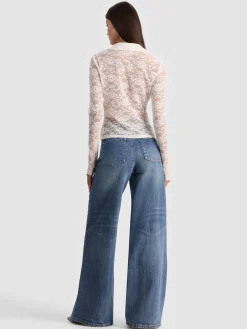 KARA LACE BUTTON DOWN