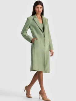 KARLEY SUEDE WRAP COAT