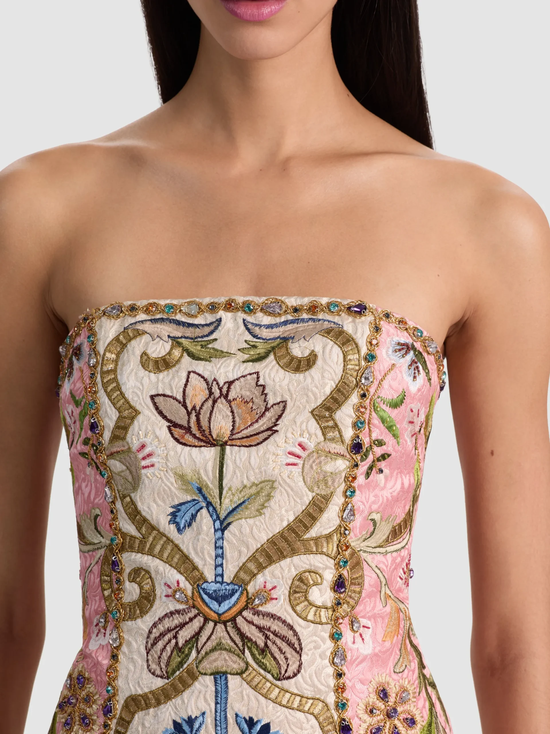 KATIA EMBROIDERED MINI DRESS