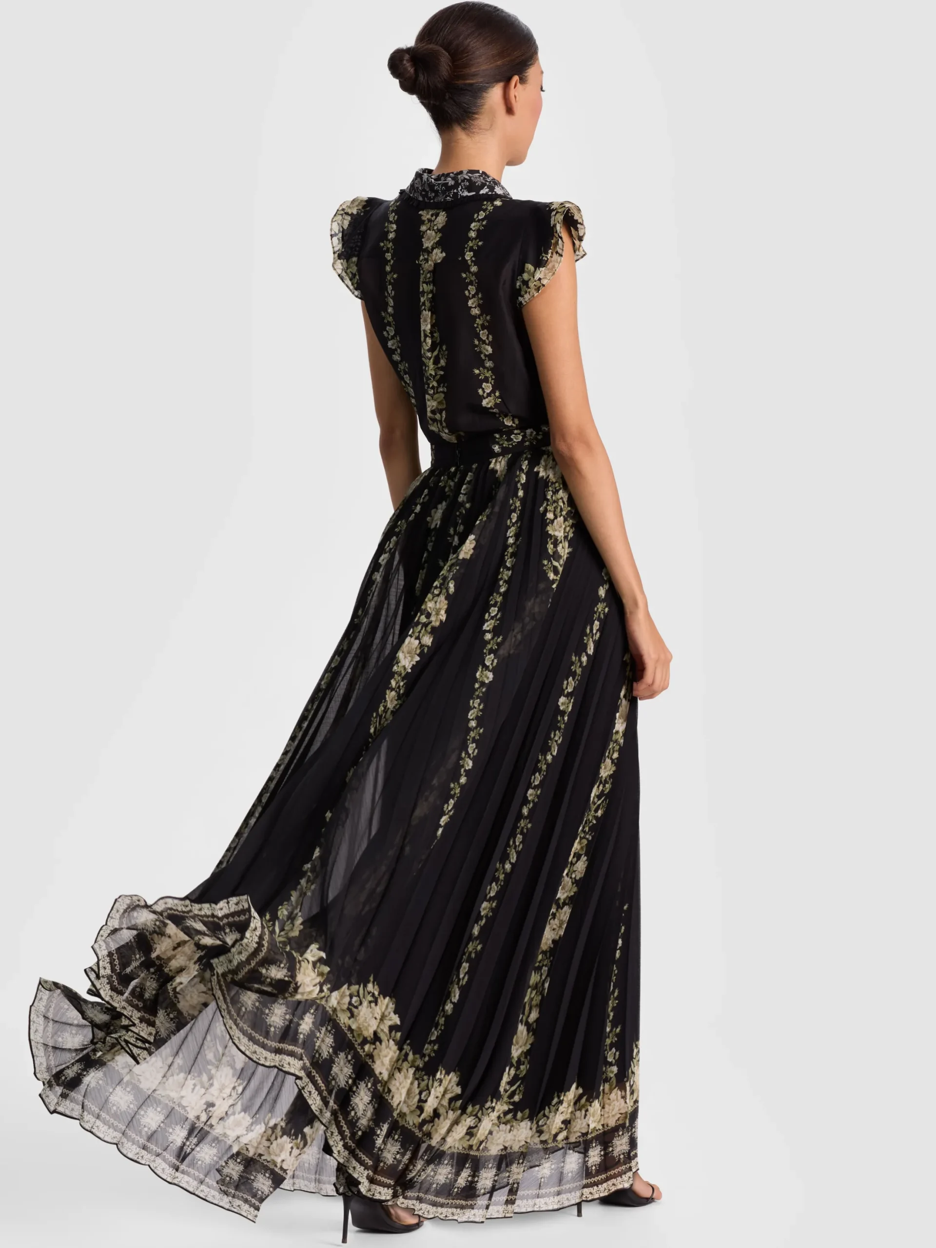 KATZ PLEATED MAXI SKIRT