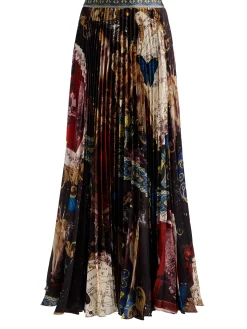 KATZ PLEATED MAXI SKIRT