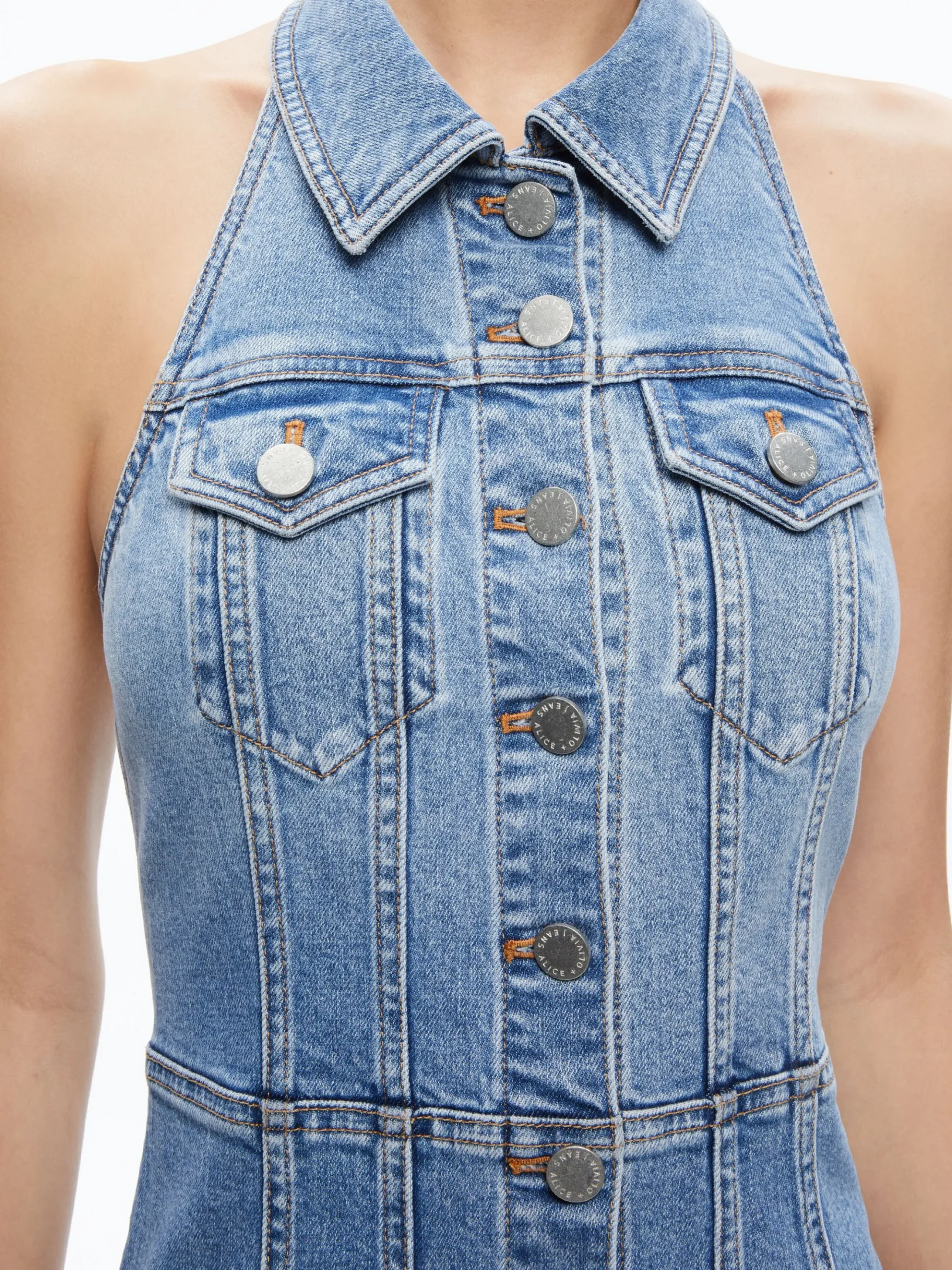 KENDALL DENIM MINI DRESS