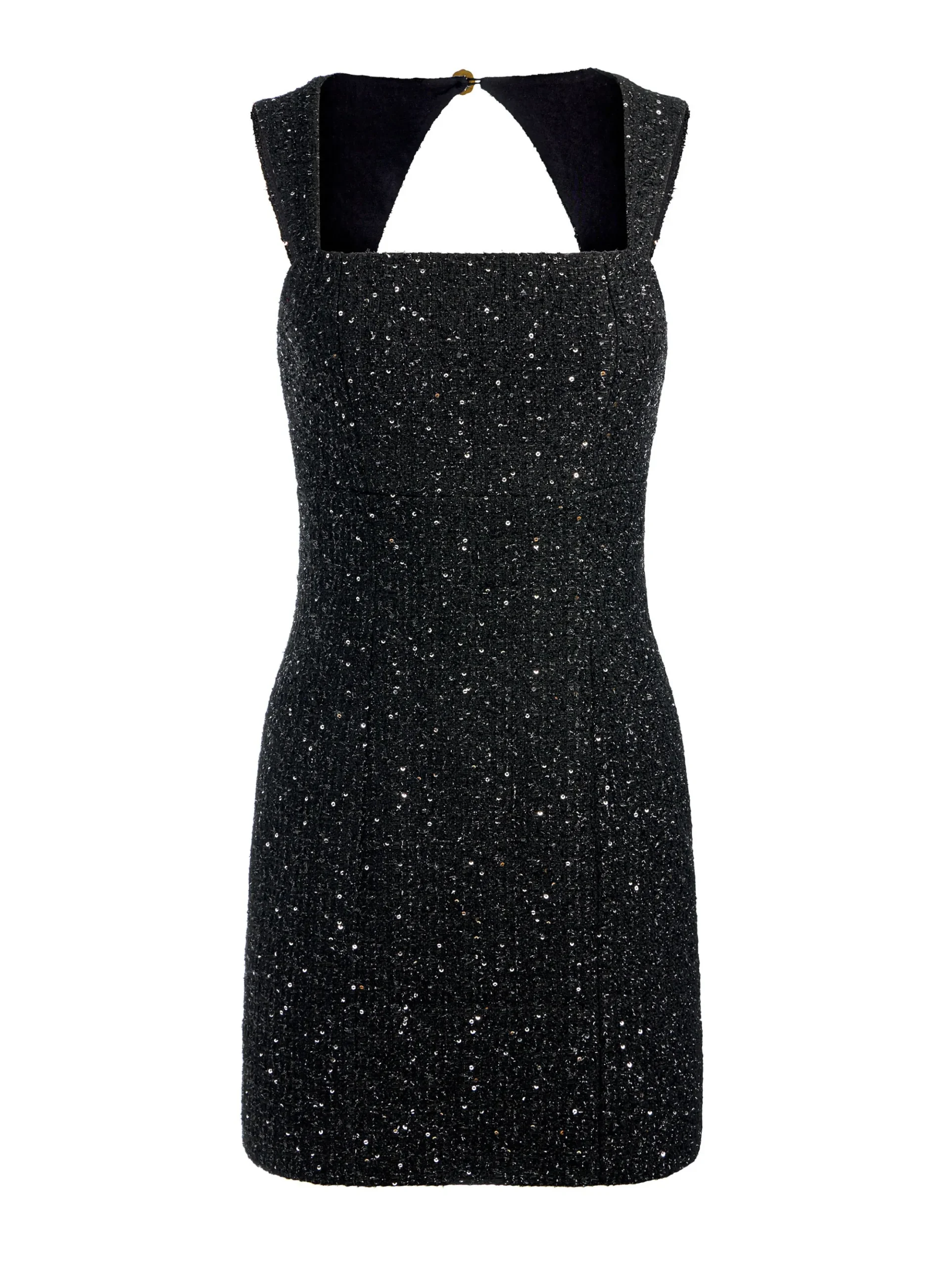 KERIA EMBELLISHED TWEED MINI DRESS