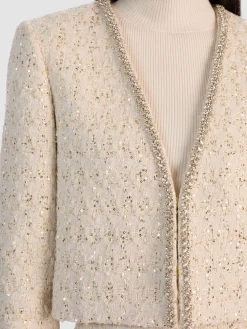 KIDMAN EMBELLISHED TWEED JACKET