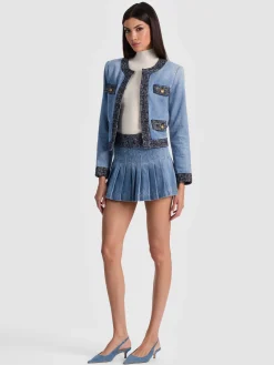 LANDON CROPPED DENIM JACKET