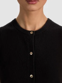 LOLY BUTTON FRONT CASHMERE VEST