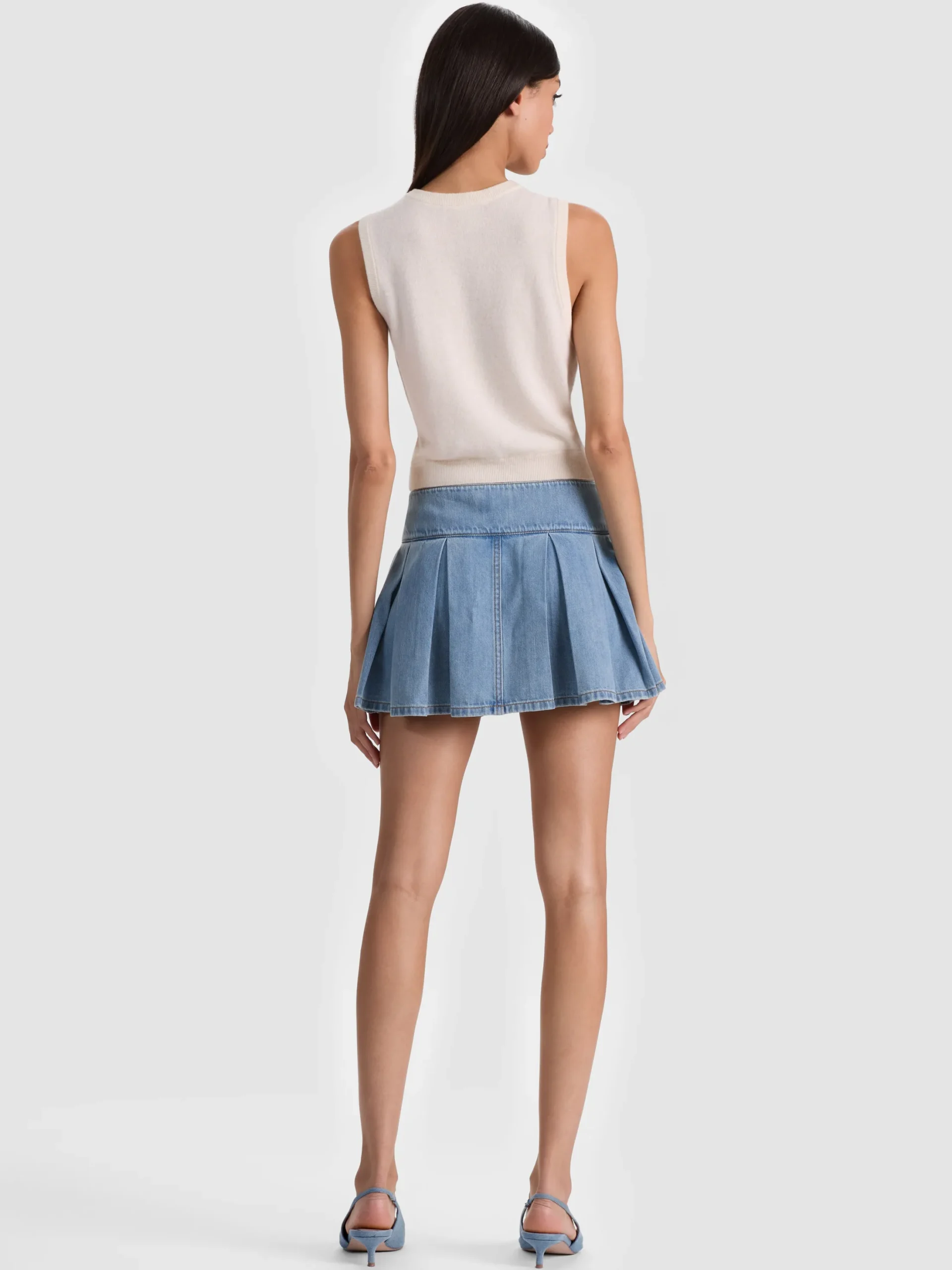 LOLY BUTTON FRONT CASHMERE VEST