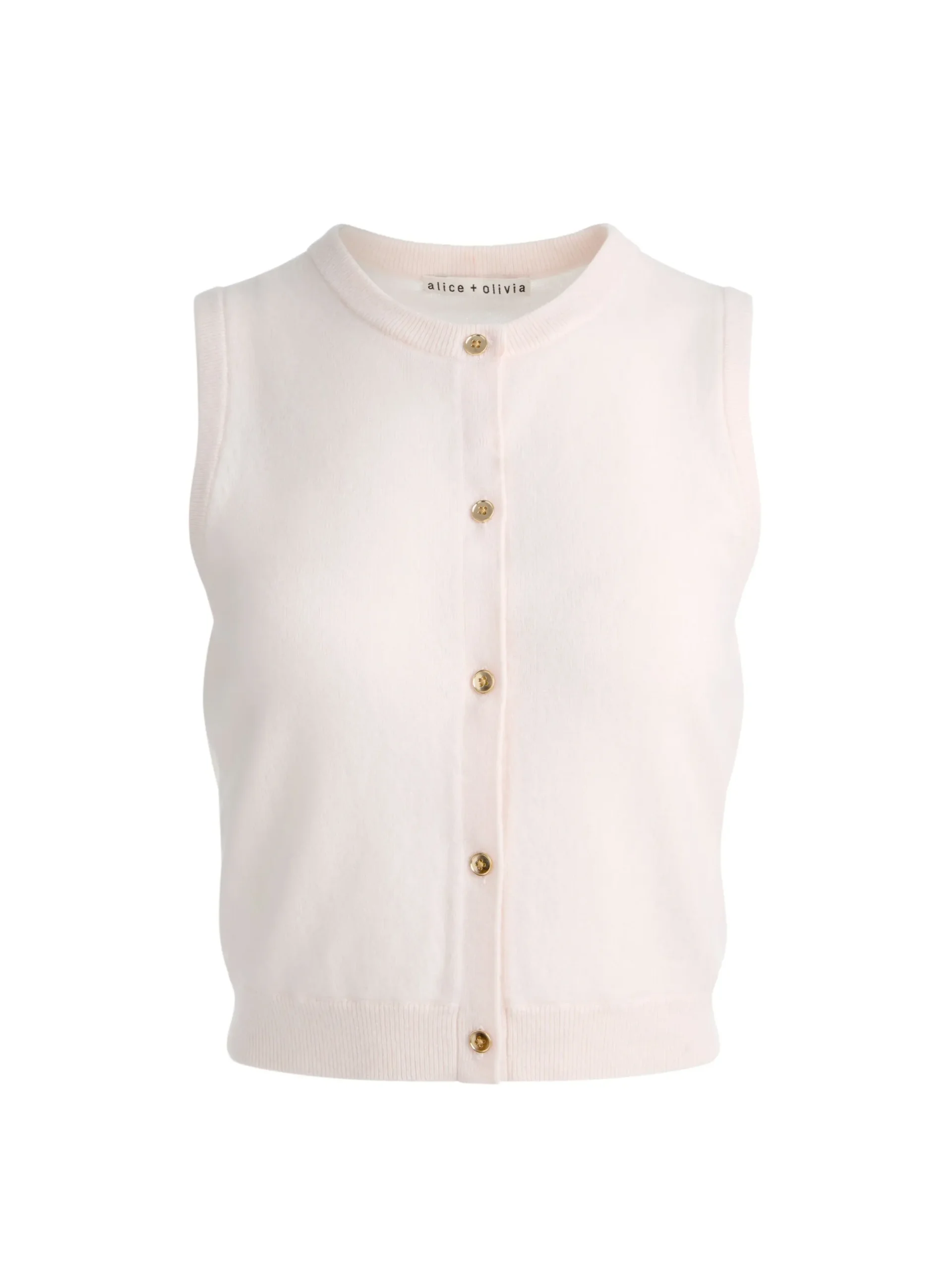 LOLY BUTTON FRONT CASHMERE VEST