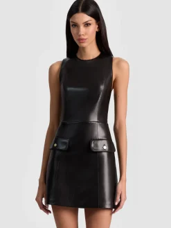 MARCELLA VEGAN MINI DRESS